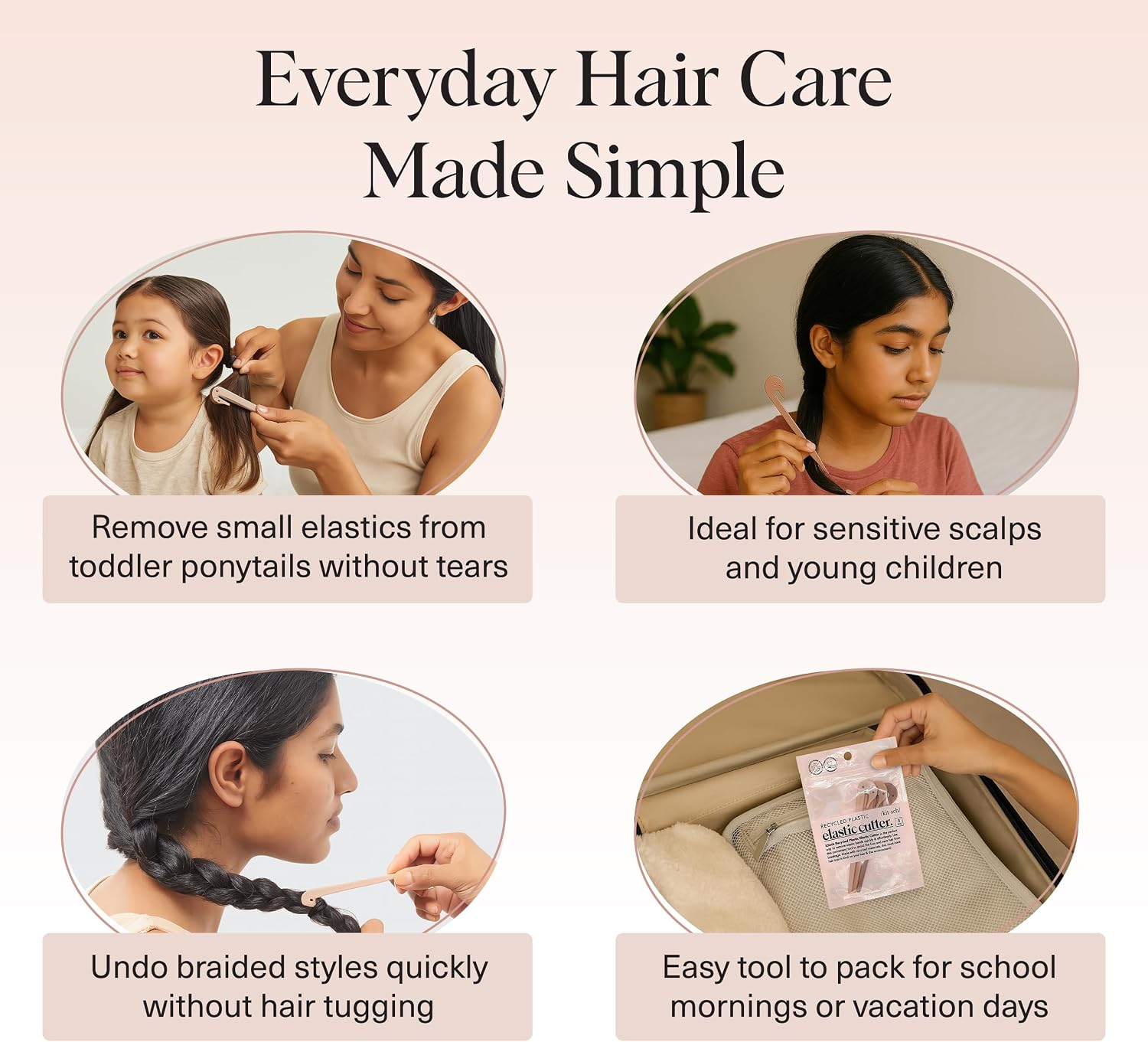 Thumbnail 5 de Kitsch Hair Tie Cutter, 3-Piece Set