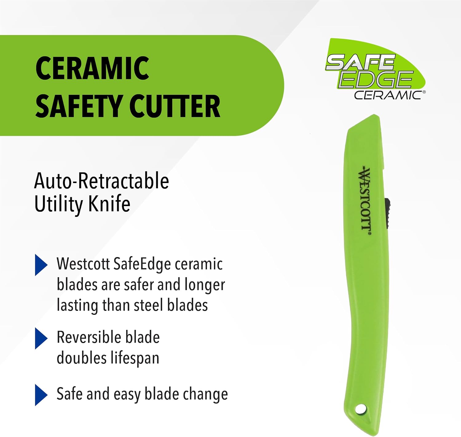 Detalle de Westcott Box Cutter, Ceramic Blade