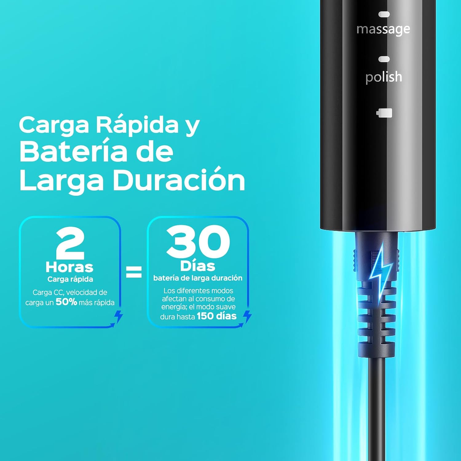Thumbnail 4 de COSLUS C30 Cepillo de Dientes Eléctrico Sónico 5 Modos