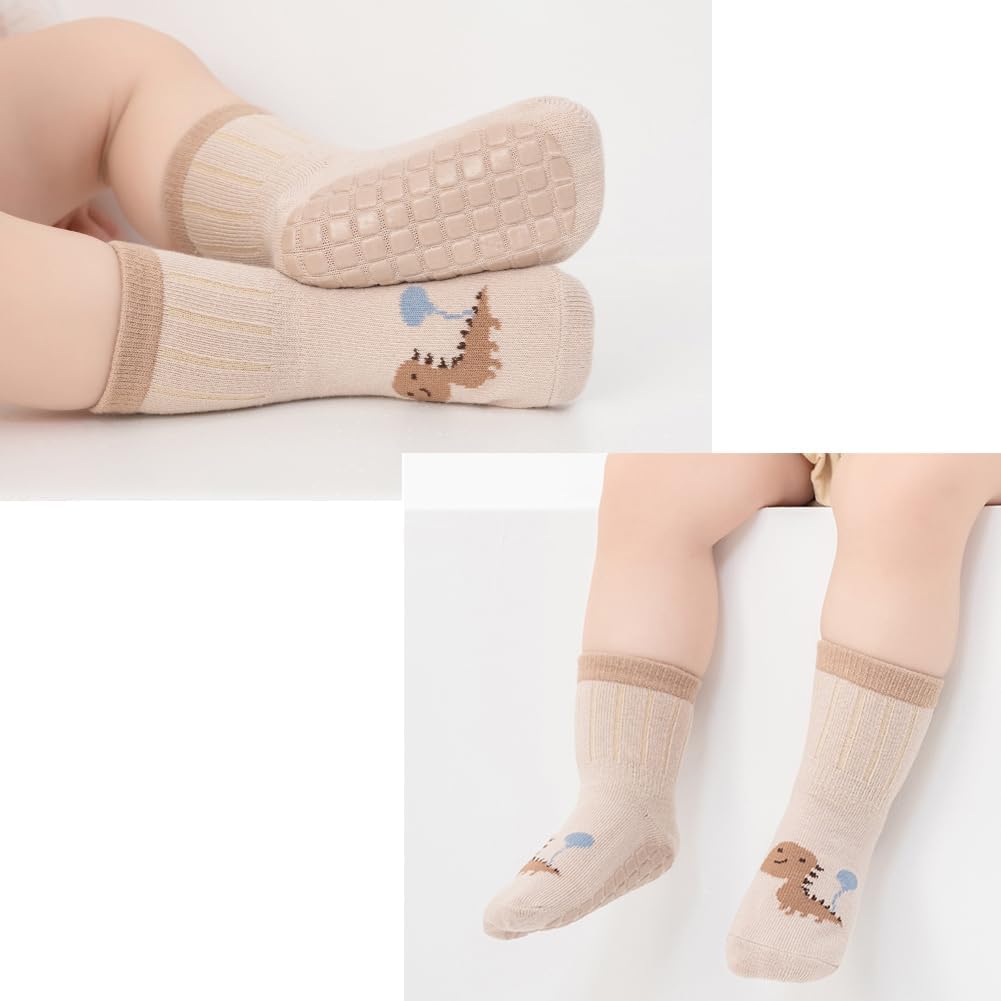 Thumbnail 1 de Exemaba Rutschfeste Baby-Socken – 5 Paar Anti-Rutsch-Socken für Mädchen und Jungen
