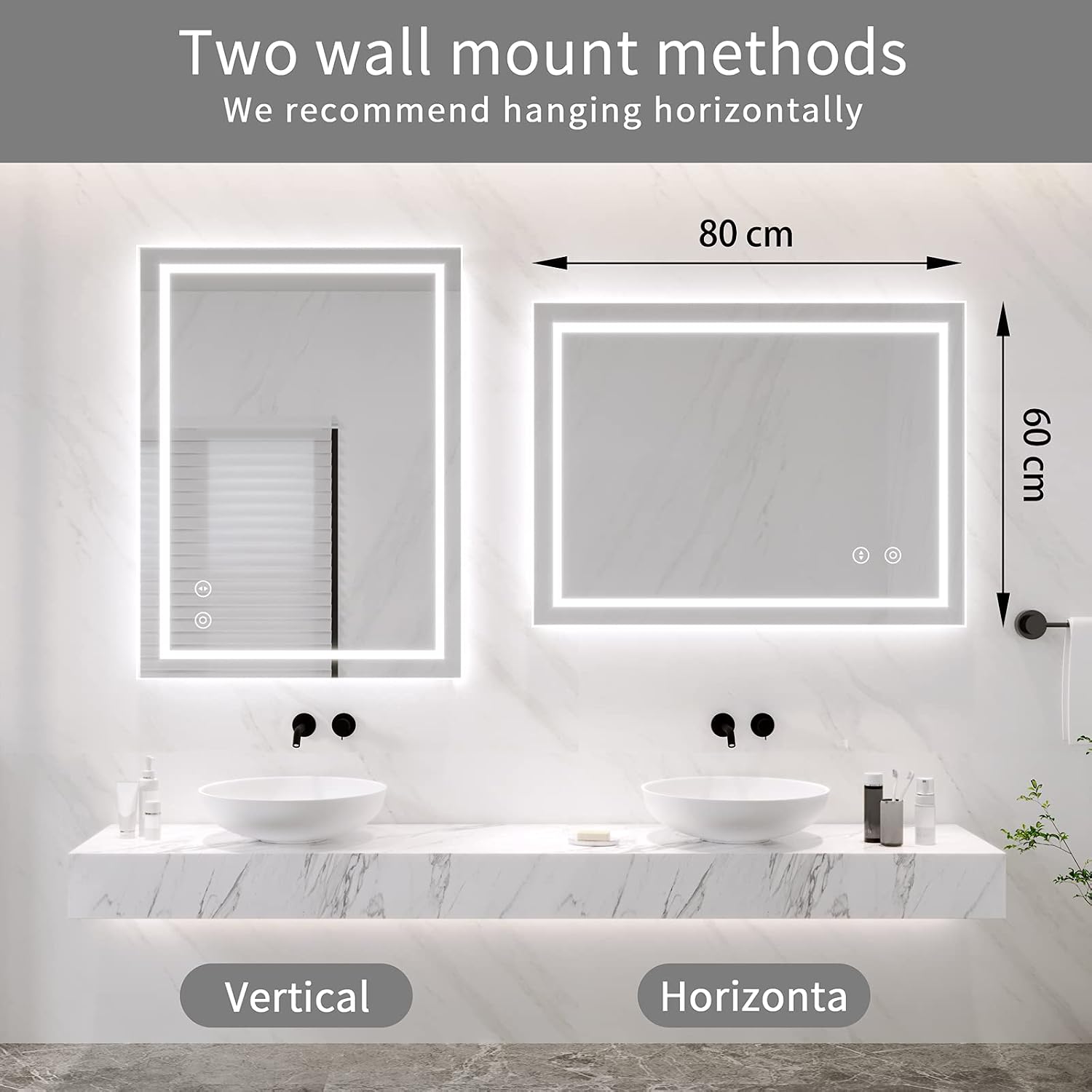 Thumbnail 5 de Dripex LED Bathroom Mirror