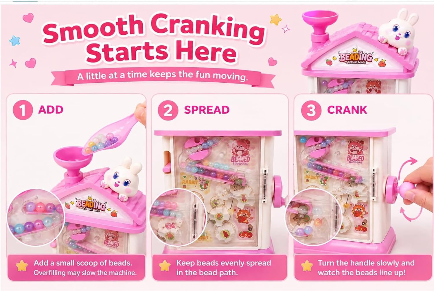 Detalle 1 de KOKODI Bracelet Making Kit with Hand-Crank Maker
