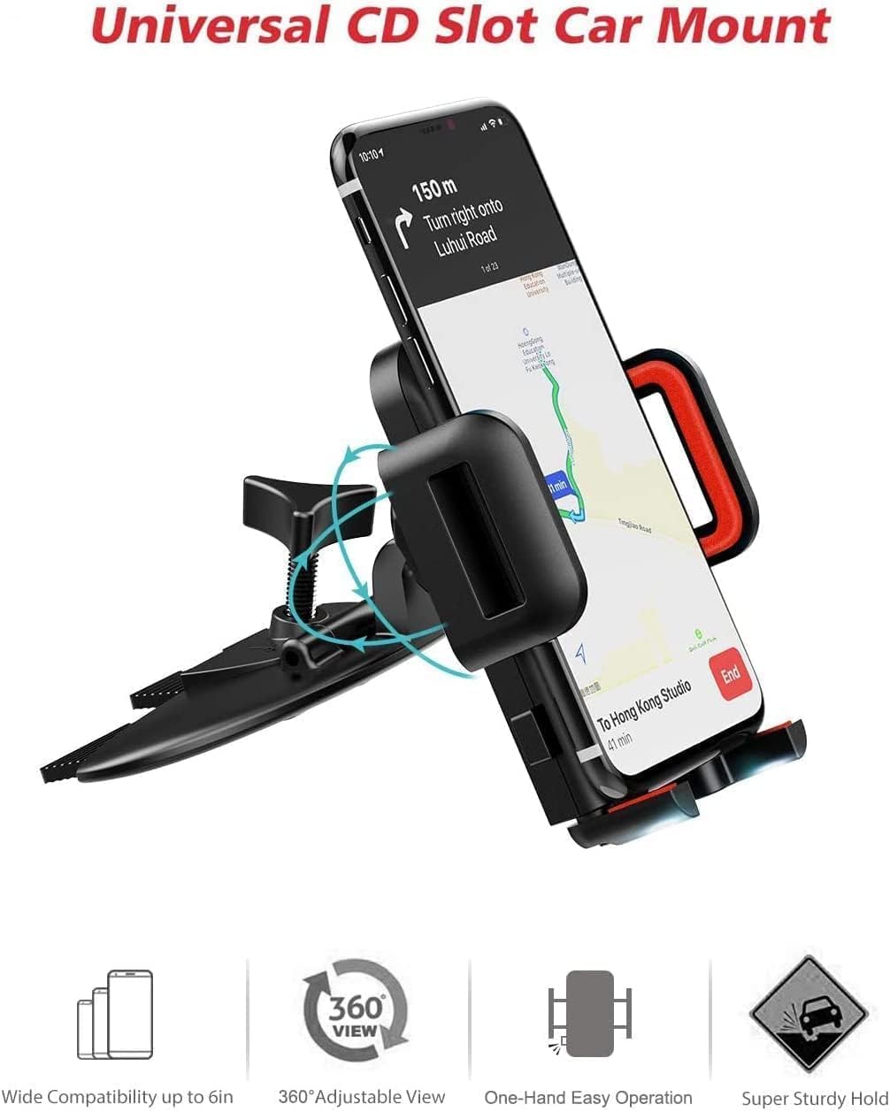 Thumbnail 6 de CD Slot Phone Holder Mount 360° for iPhone