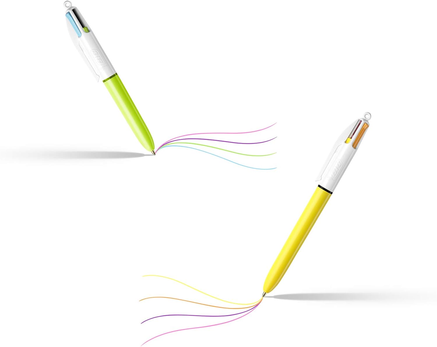 Thumbnail 3 de BIC 4 Couleurs - Stylo-Billes Rétractables, Pointe Moyenne 1 mm – Pot de 6