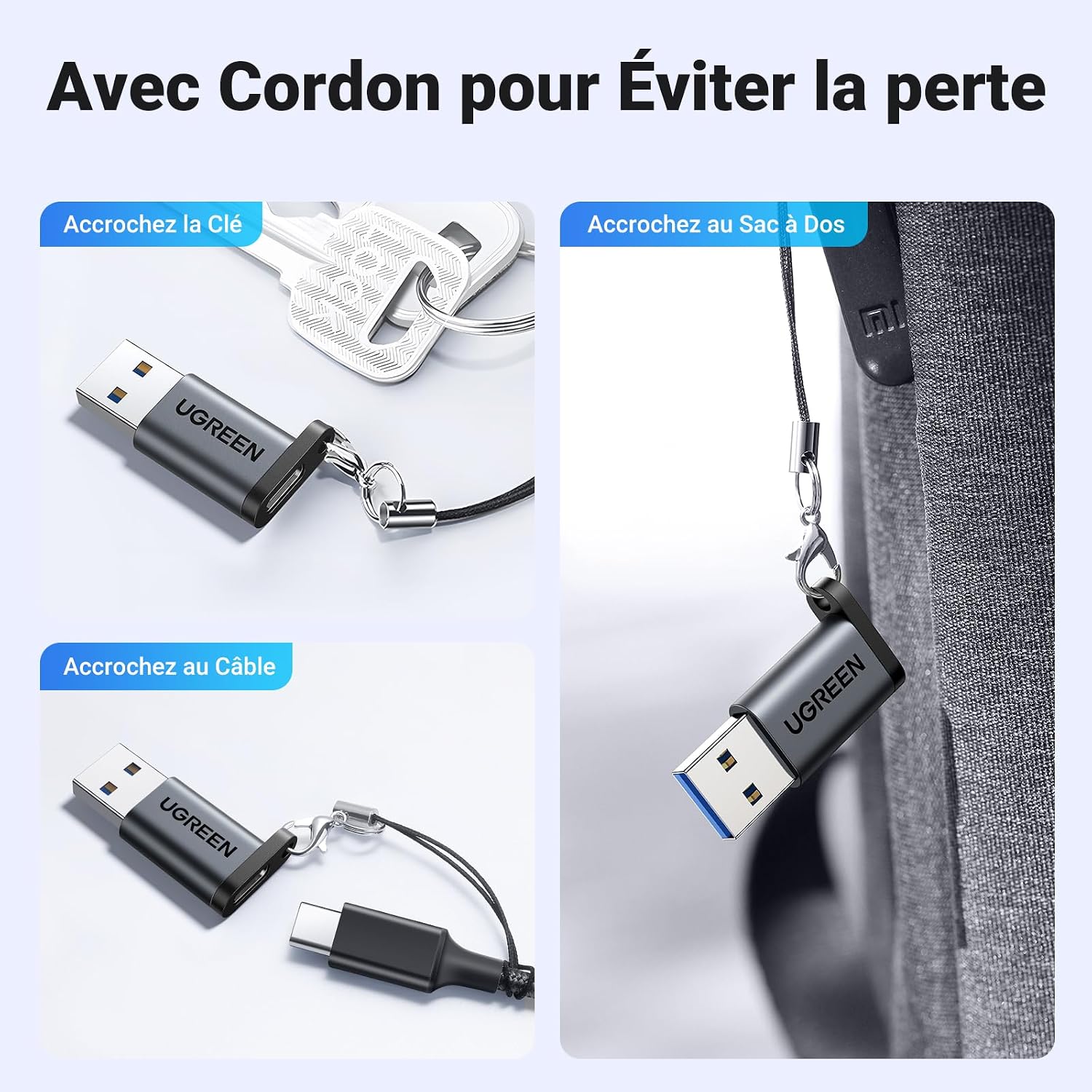 Thumbnail 6 de UGREEN Adaptateur USB C vers Type A 3.0 ⚡
