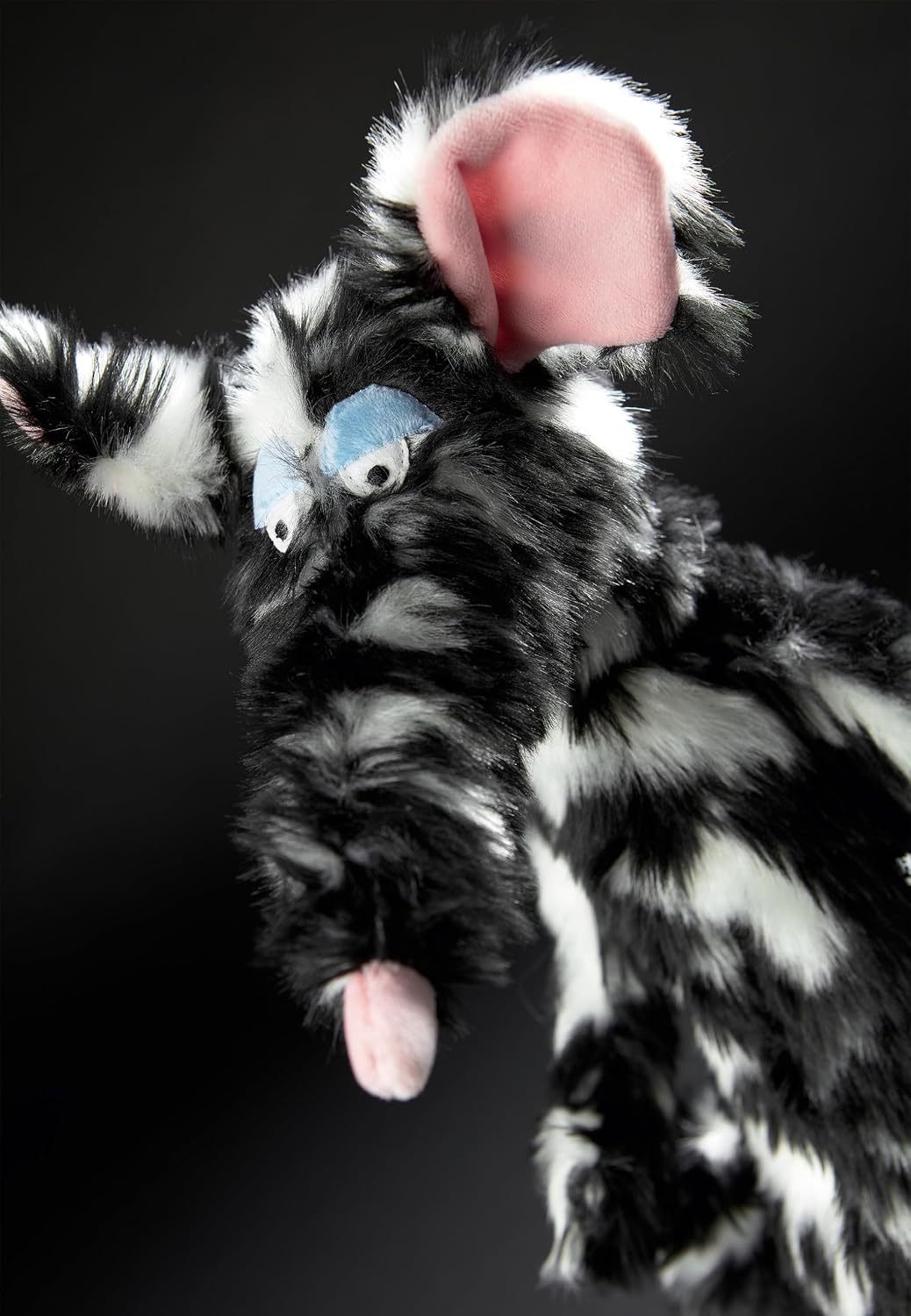 Detalle de SIGIKID 39609 Schiggi Miggi BeastsTown – pluszowy szczur, czarno-biały