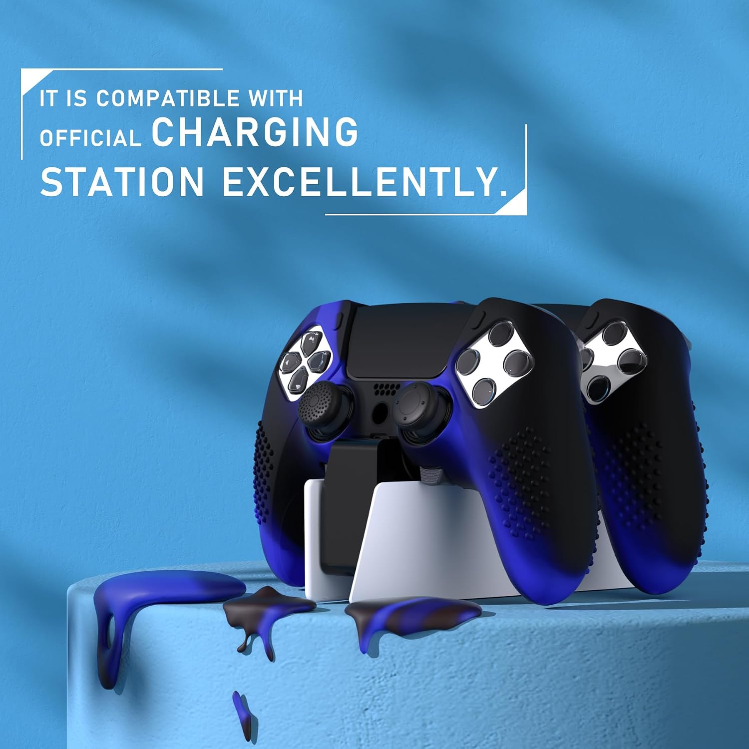 Thumbnail 6 de PlayVital 3D Studded Anti‑Slip Cover for PS5 Edge
