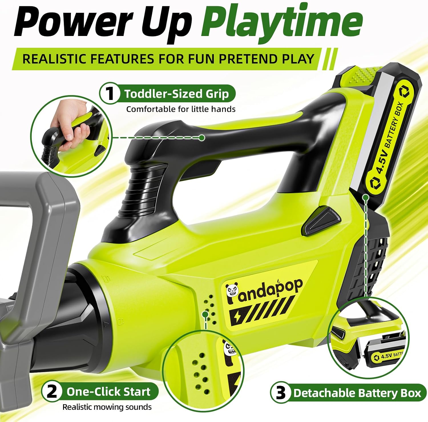 Detalle 2 de Pandapop Kids Weed Wacker Toy