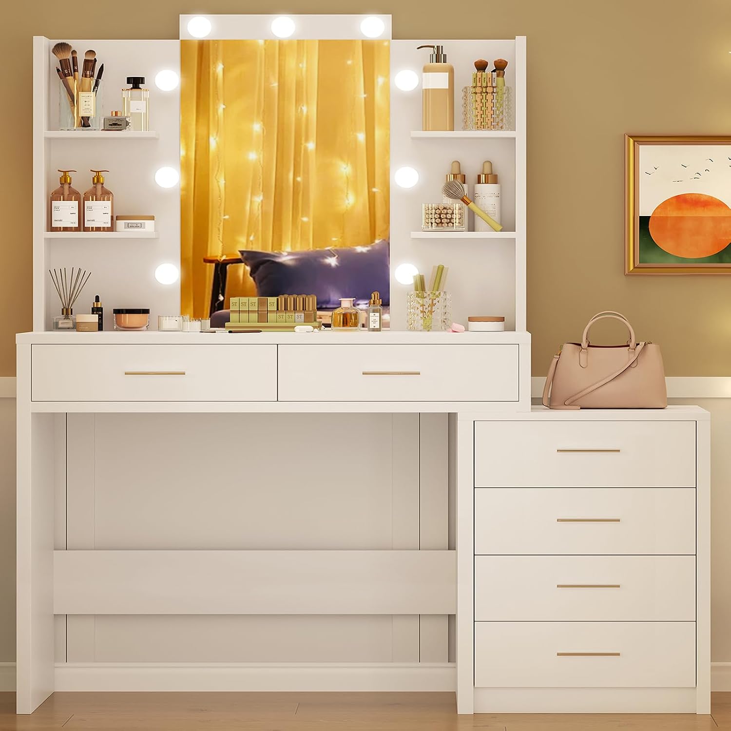 Thumbnail 6 de FIONESO Vanity Desk, 41.3-Inch