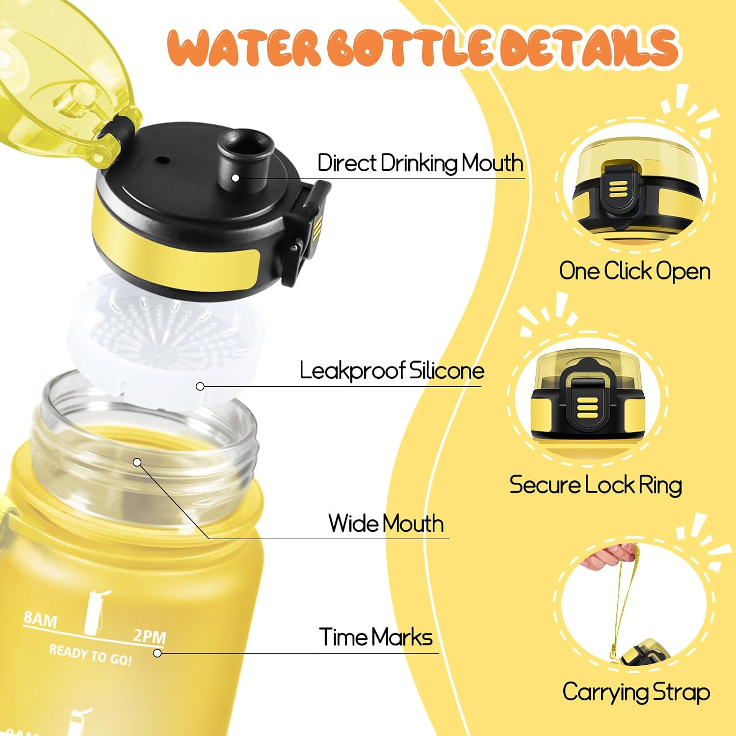 Detalle 2 de Motswedi Borraccia Bambini 500ml 🥤