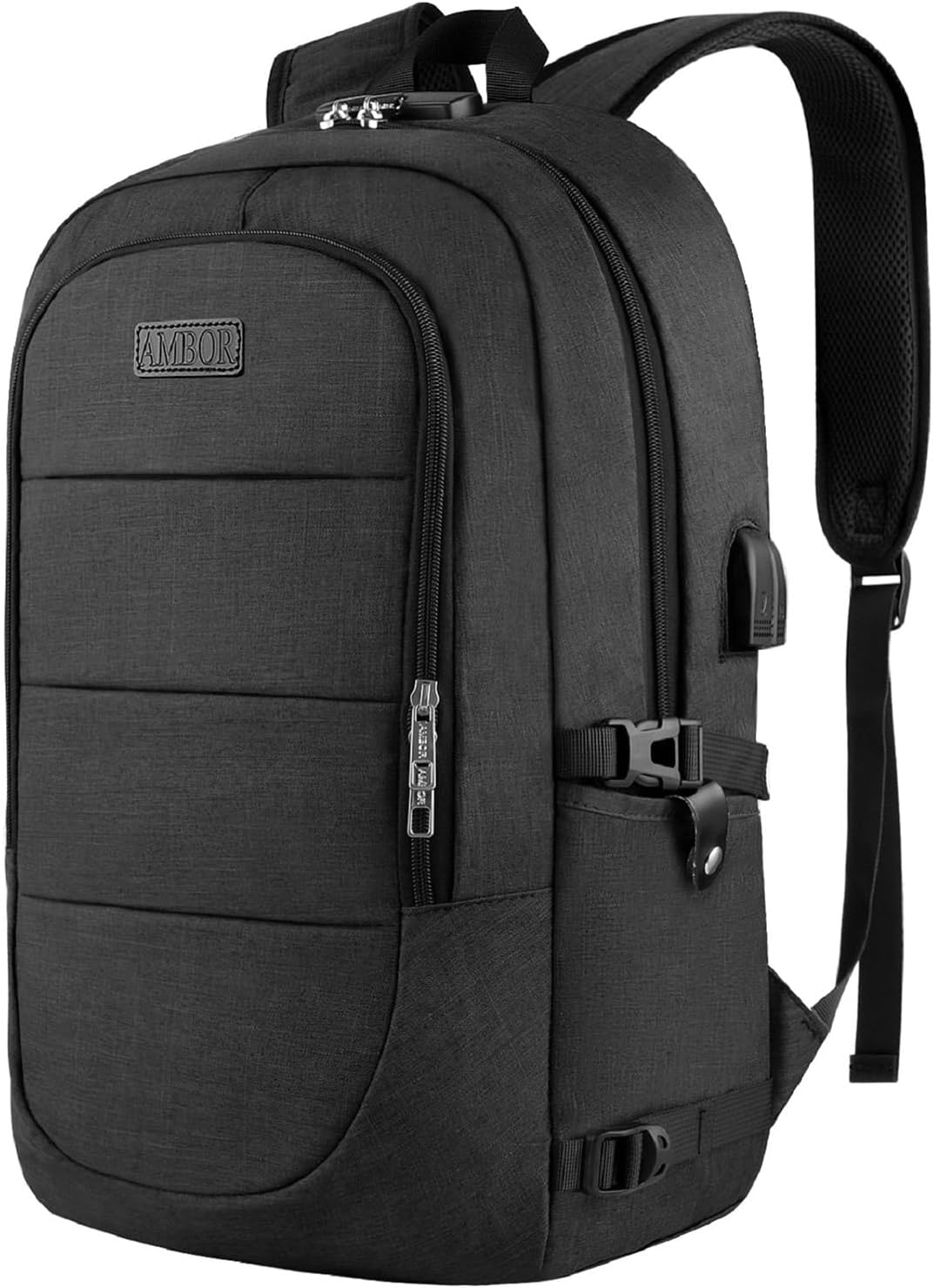 Detalle de AMBOR laptop backpack 17.3-inch