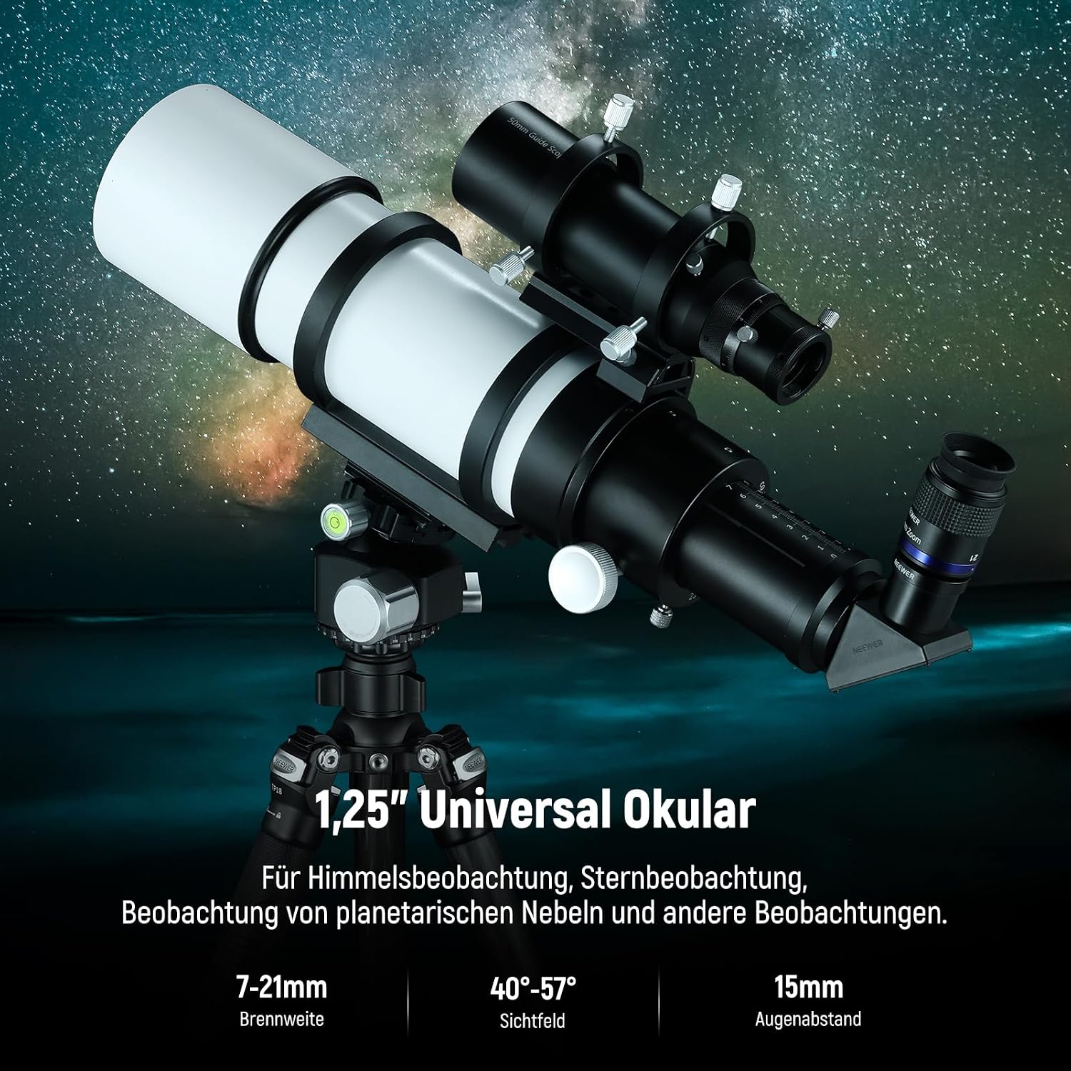 Detalle 2 de NEEWER LS-T22 Zoom Okular 7-21mm