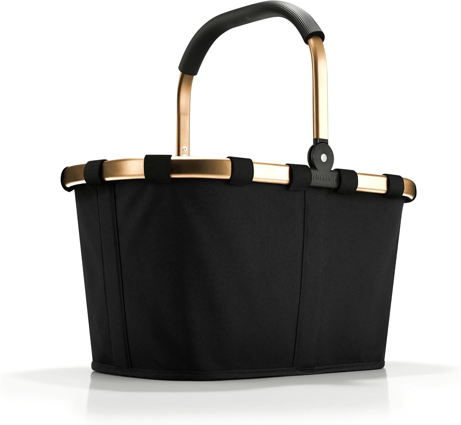 Detalle de reisenthel carrybag teddy sand – Stabiler Einkaufskorb mit viel Stauraum und Innentasche