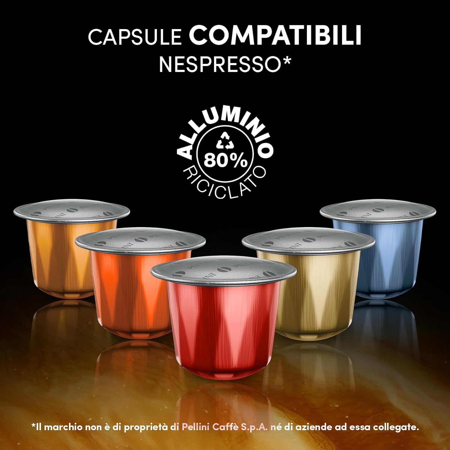 Thumbnail 3 de Pellini Capsule di Caffè in Alluminio – Collezione Top 100% Arabica, Multigusto, Confezione Regalo da 50 capsule