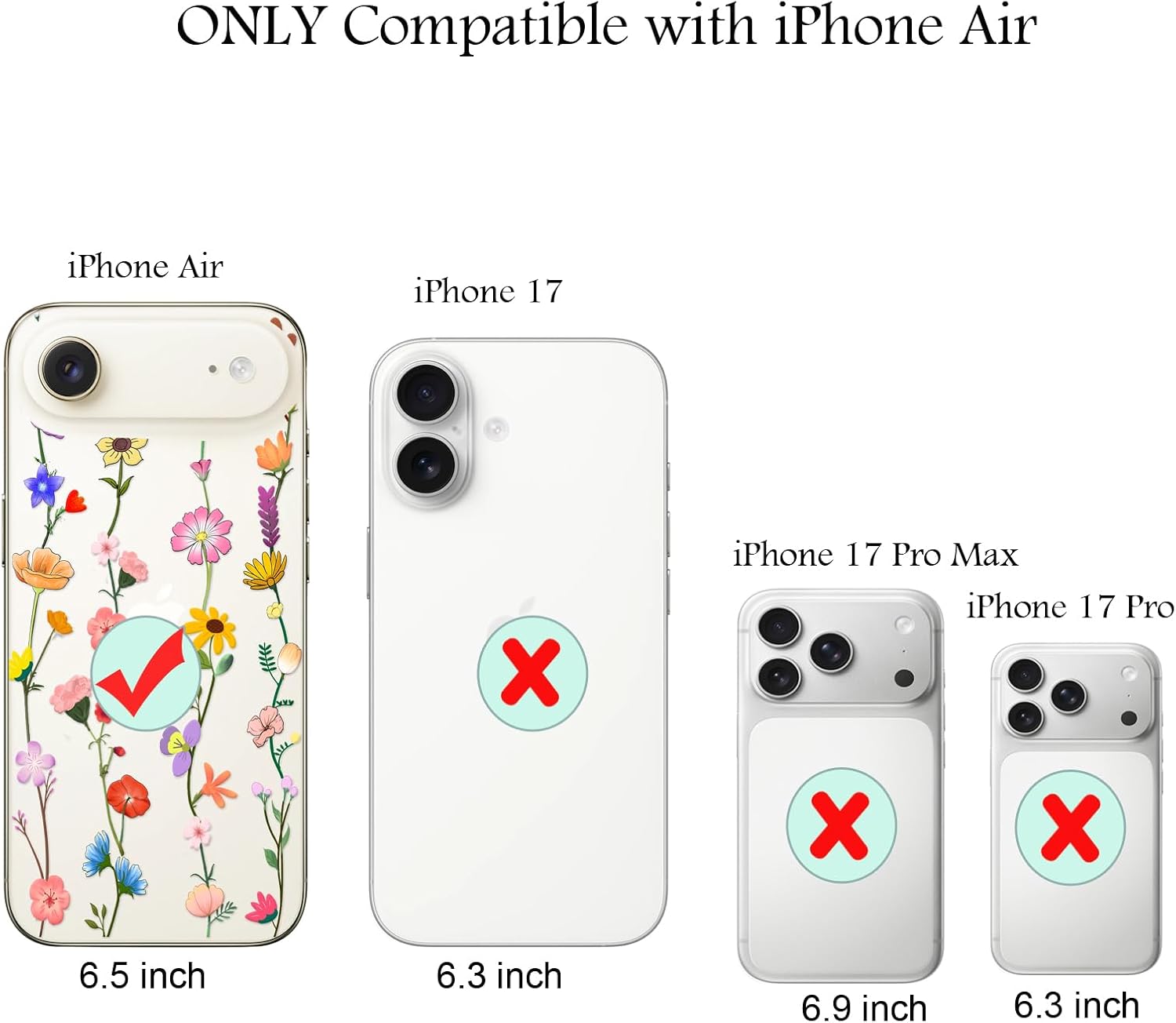 Thumbnail 6 de Unov iPhone Air case, TPU