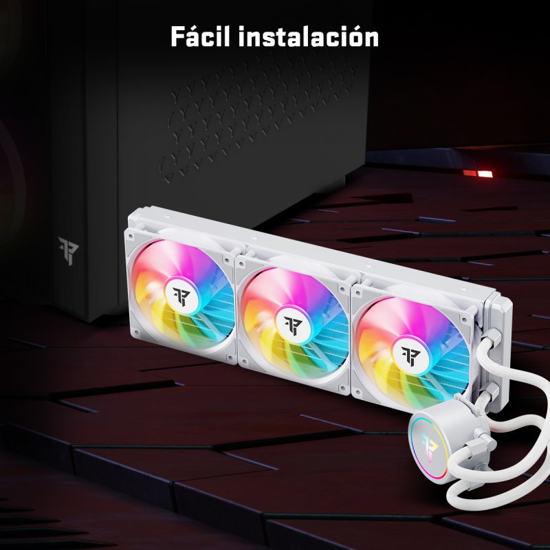 Detalle 1 de Tempest Liquid Cooler 360 RGB Kit de refrigeración líquida 360 mm