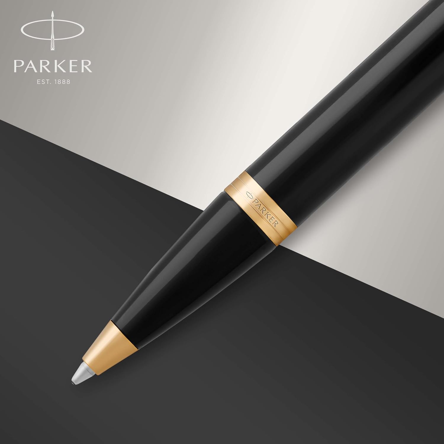 Thumbnail 3 de Parker IM Penna a sfera Nero laccato punta media