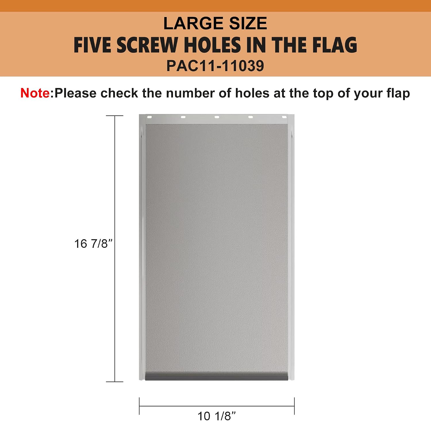 Detalle 2 de MIAOTONG Large Dog Door Replacement Flap, PVC, Weather-Resistant with Magnetic Closure