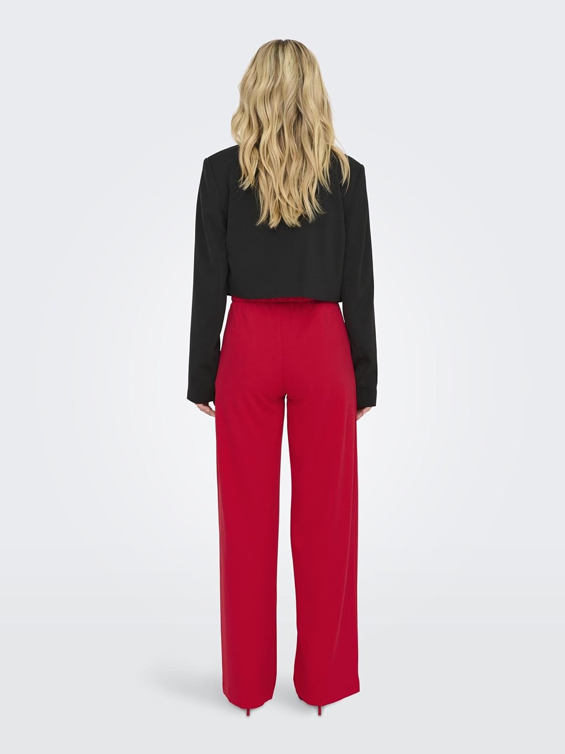Thumbnail 4 de JDY Marlene Stoffhose „GEGGO New Long“: weit geschnittene Schlupfhose mit elastischem Bund