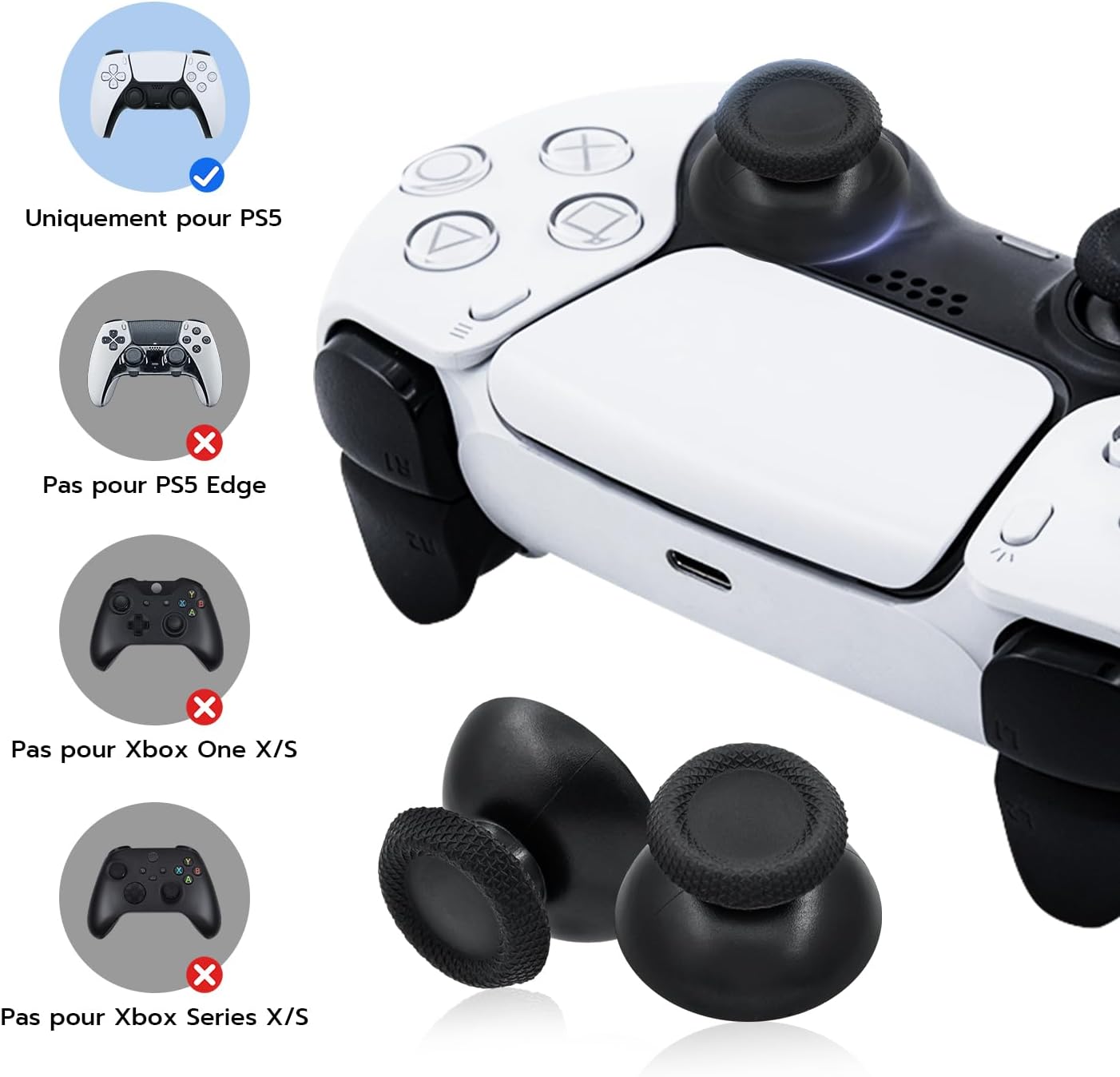 Thumbnail 2 de Mcbazel Réparation Joystick PS5 4 pièces