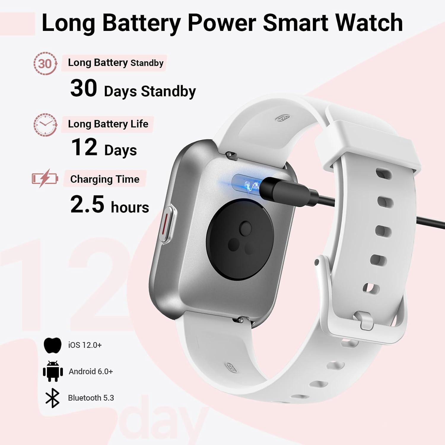 Thumbnail 6 de Quican Smart Watch: 1.85" HD Display, 120+ Sport Modes, Alexa & Bluetooth Calling