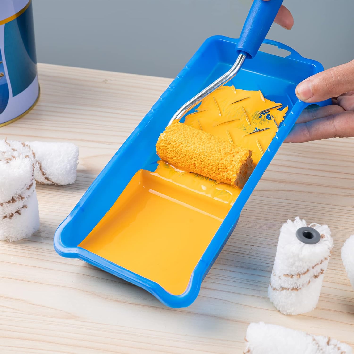 Thumbnail 4 de Mister Rui 2 Inch Paint Roller Set (50.8mm) – Mini Roller Kit with Soft Microfibre Covers