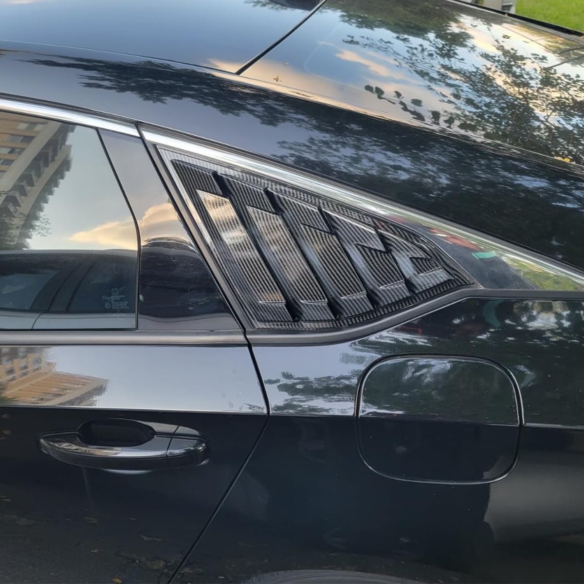 Detalle de TLIFORT Side Window Louvers for Honda Accord Sedan 2018–2022