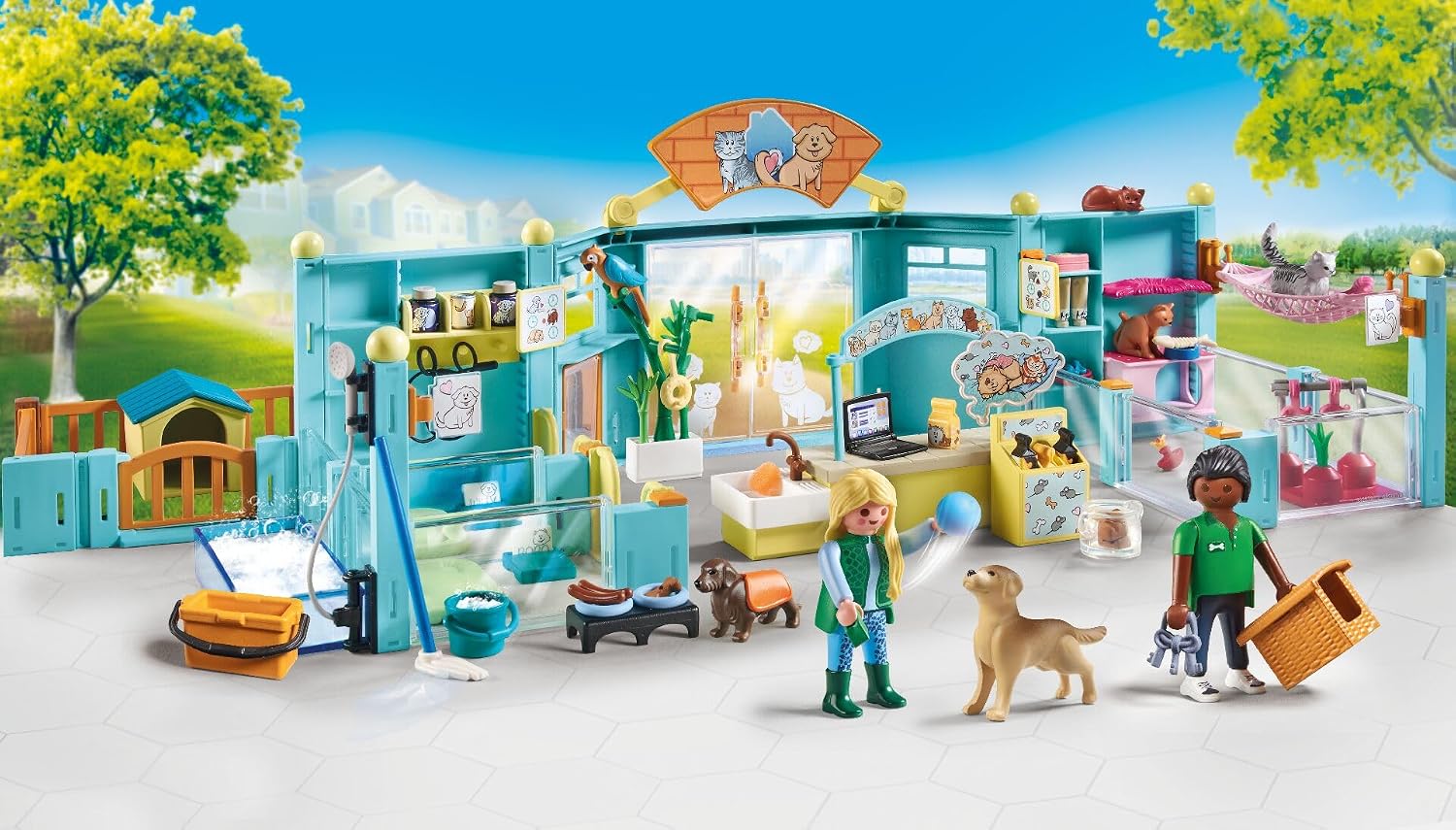 Detalle de PLAYMOBIL Animal Hotel playset