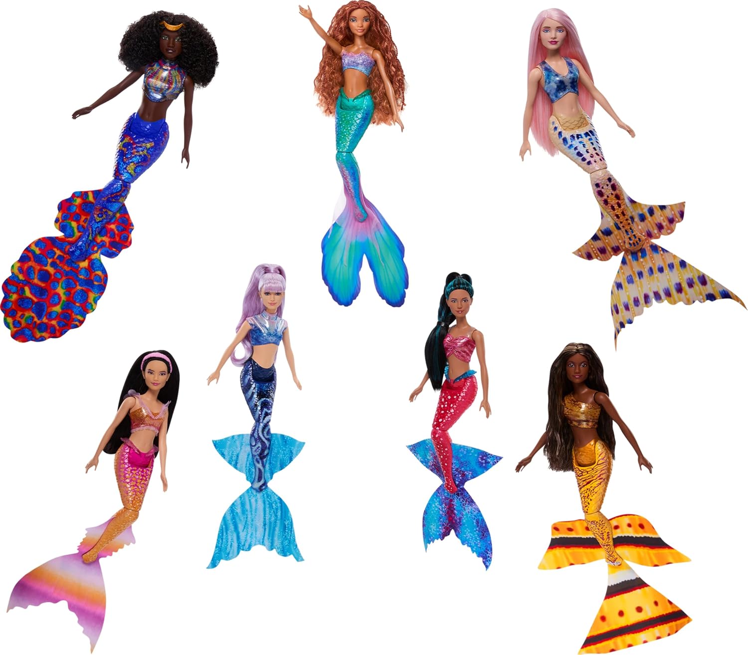 Detalle de Mattel HPT16 Coffret 7 poupées