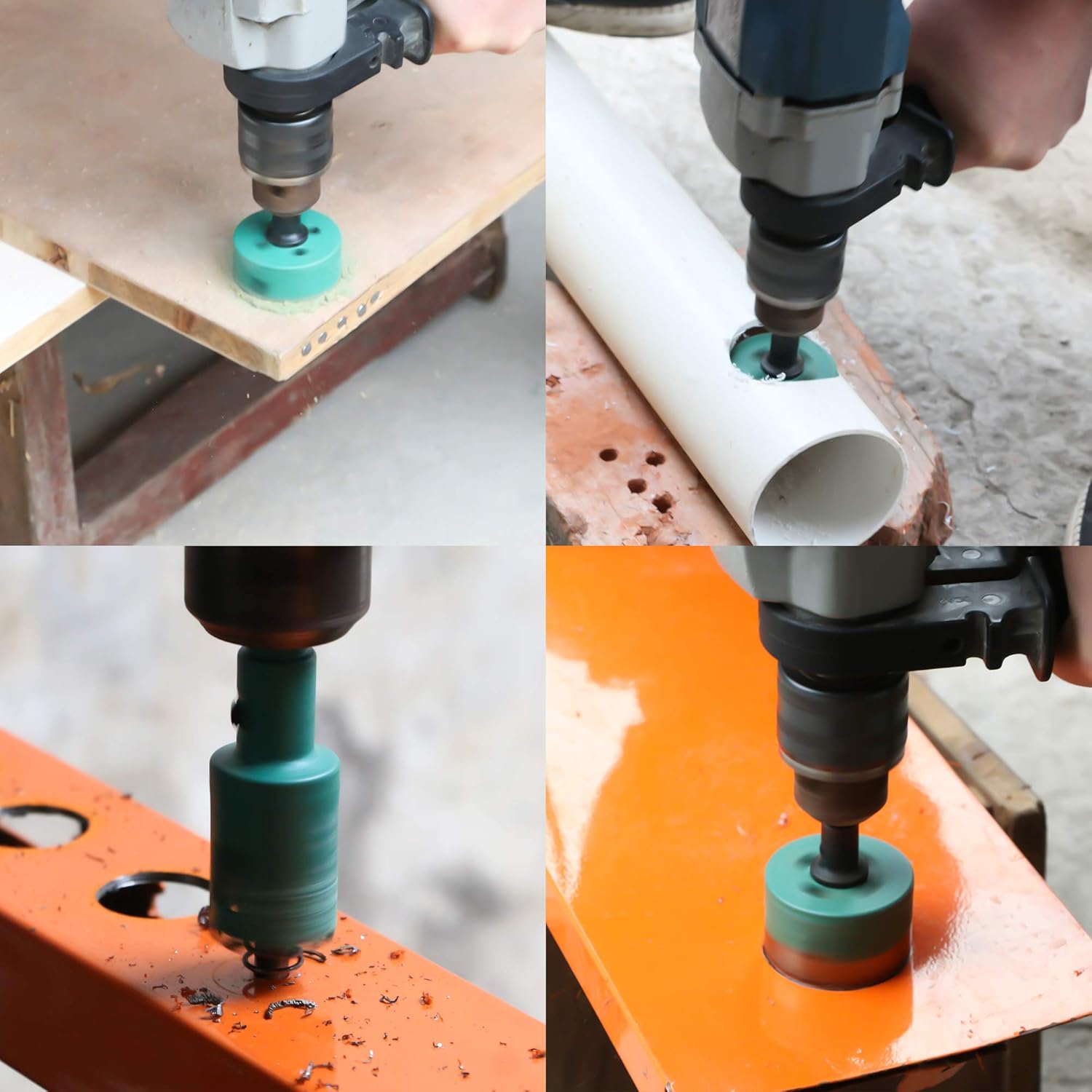 Detalle de Laiwei 70mm HSS bi-metal hole saw (2.7") for wood, plasterboard and metal profiles