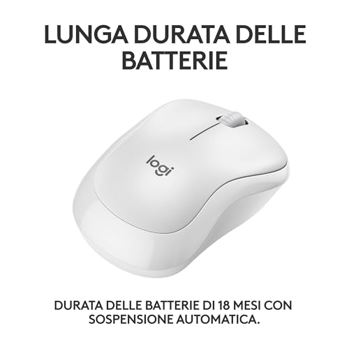 Detalle de Logitech M240 Silenzioso Bluetooth Mouse: compatto, wireless e con rumore ridotto