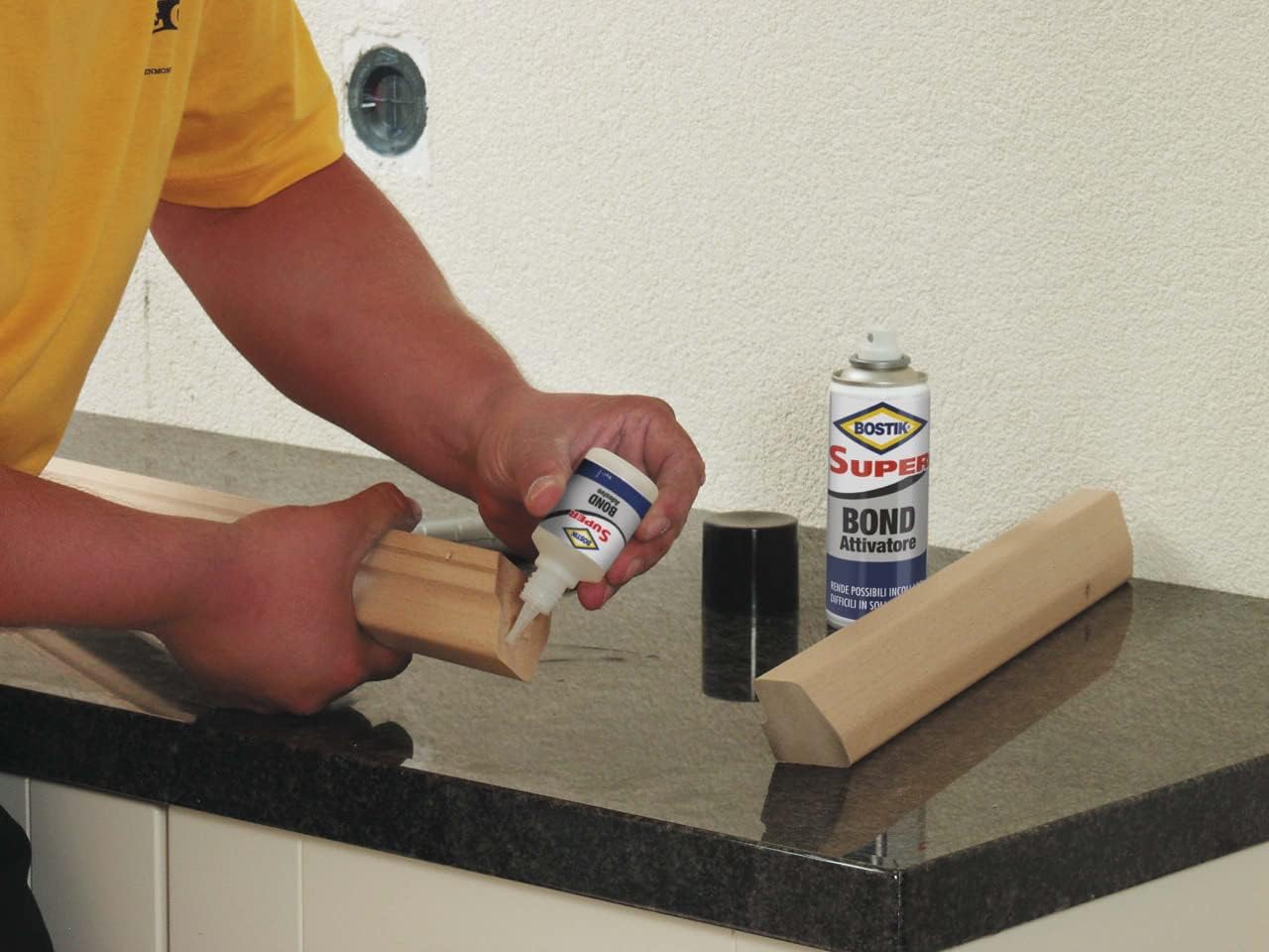 Thumbnail 3 de Bostik Super Bond: adesivo a due fasi per incollare il legno con attivatore spray universale