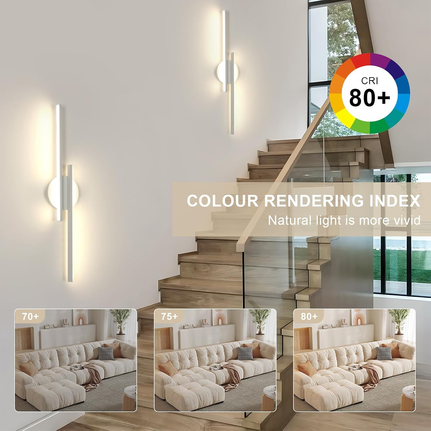 Thumbnail 1 de Riserva RV26 LED Wall Light, 24W, 2,700 lm, 4500K Neutral White