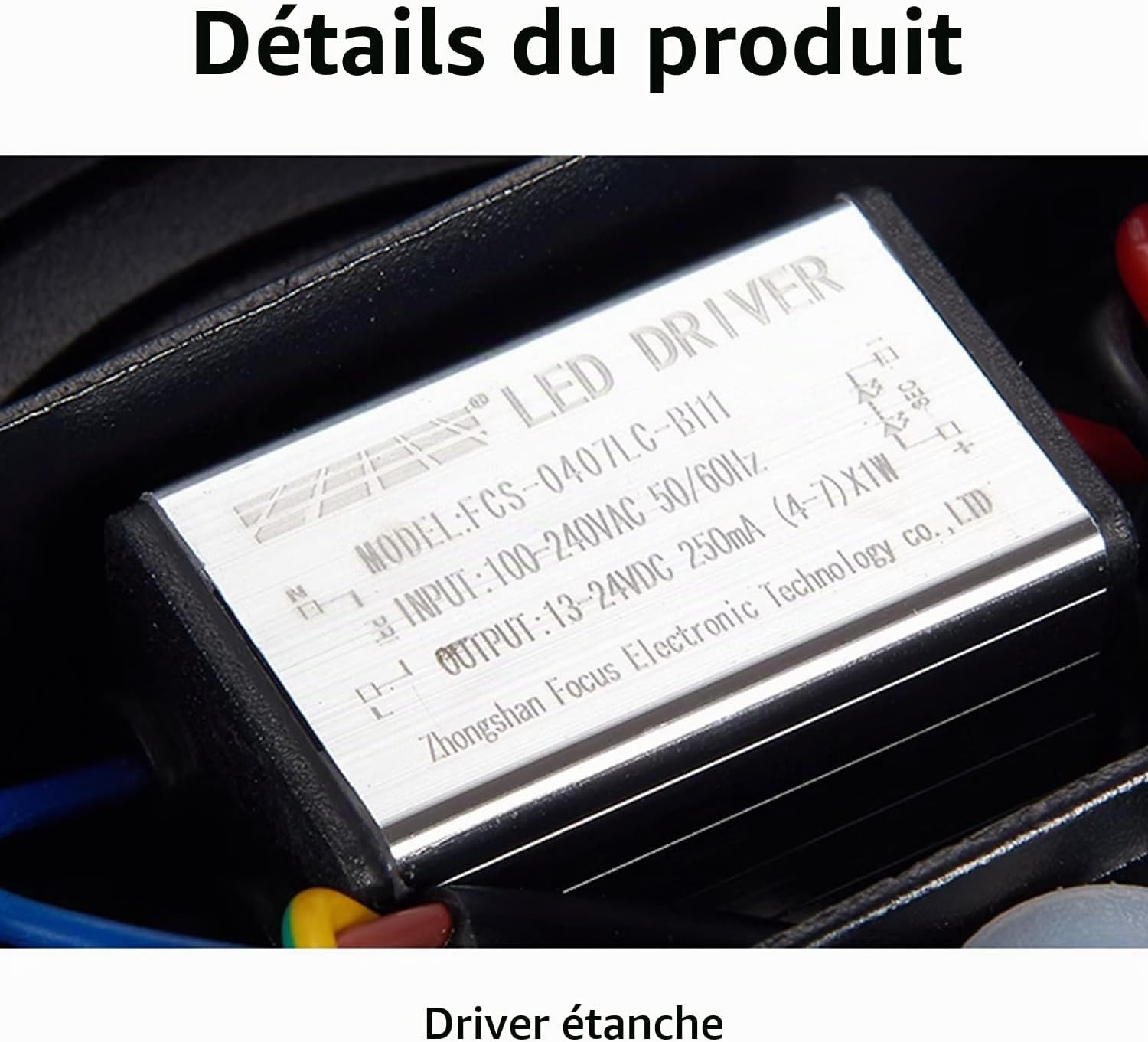 Detalle 2 de FREEUP FR106 buitenlamp in aluminium met warmwit licht en IP65