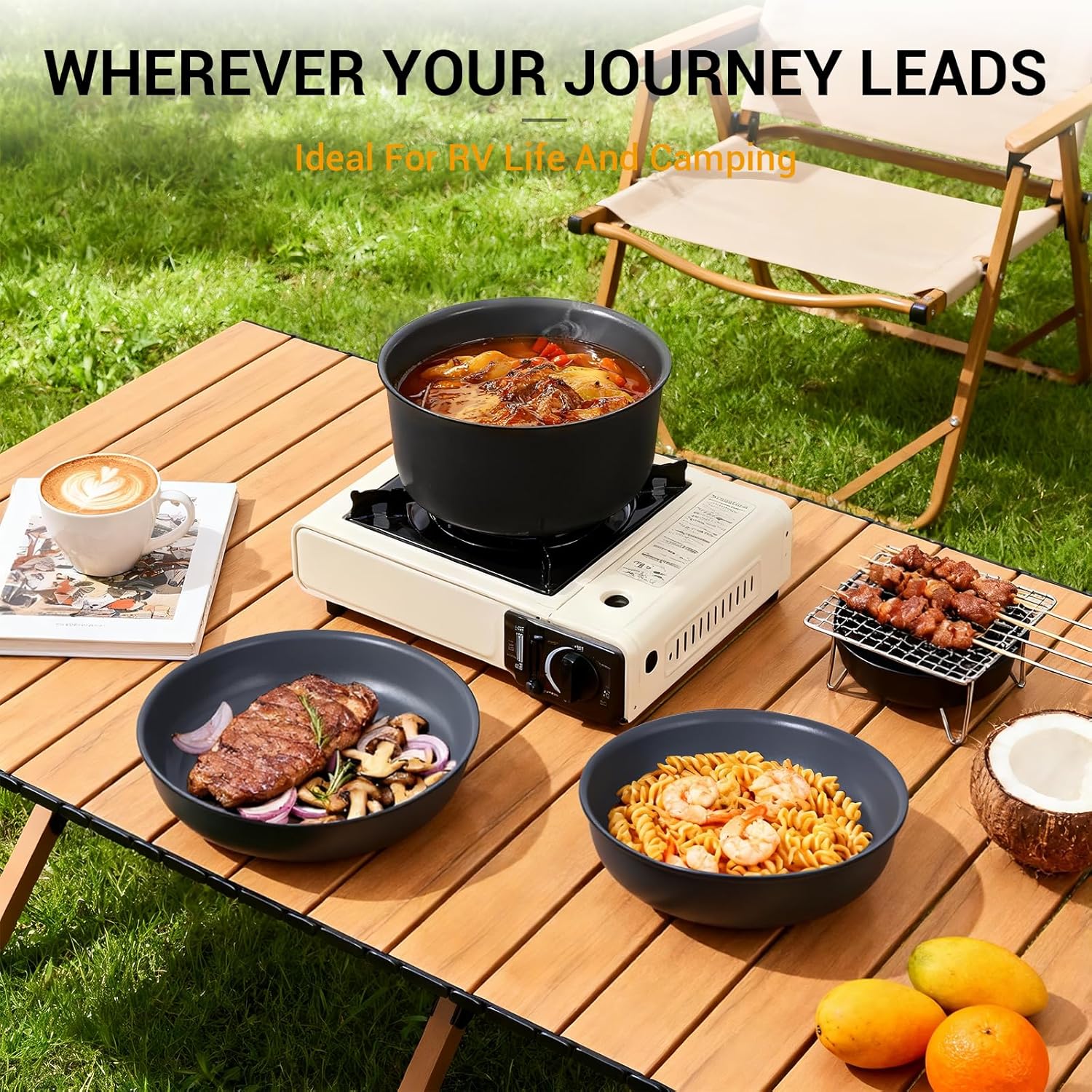 Thumbnail 5 de Ammeloo 18-Piece Ceramic Cookware Set 1.5 qt