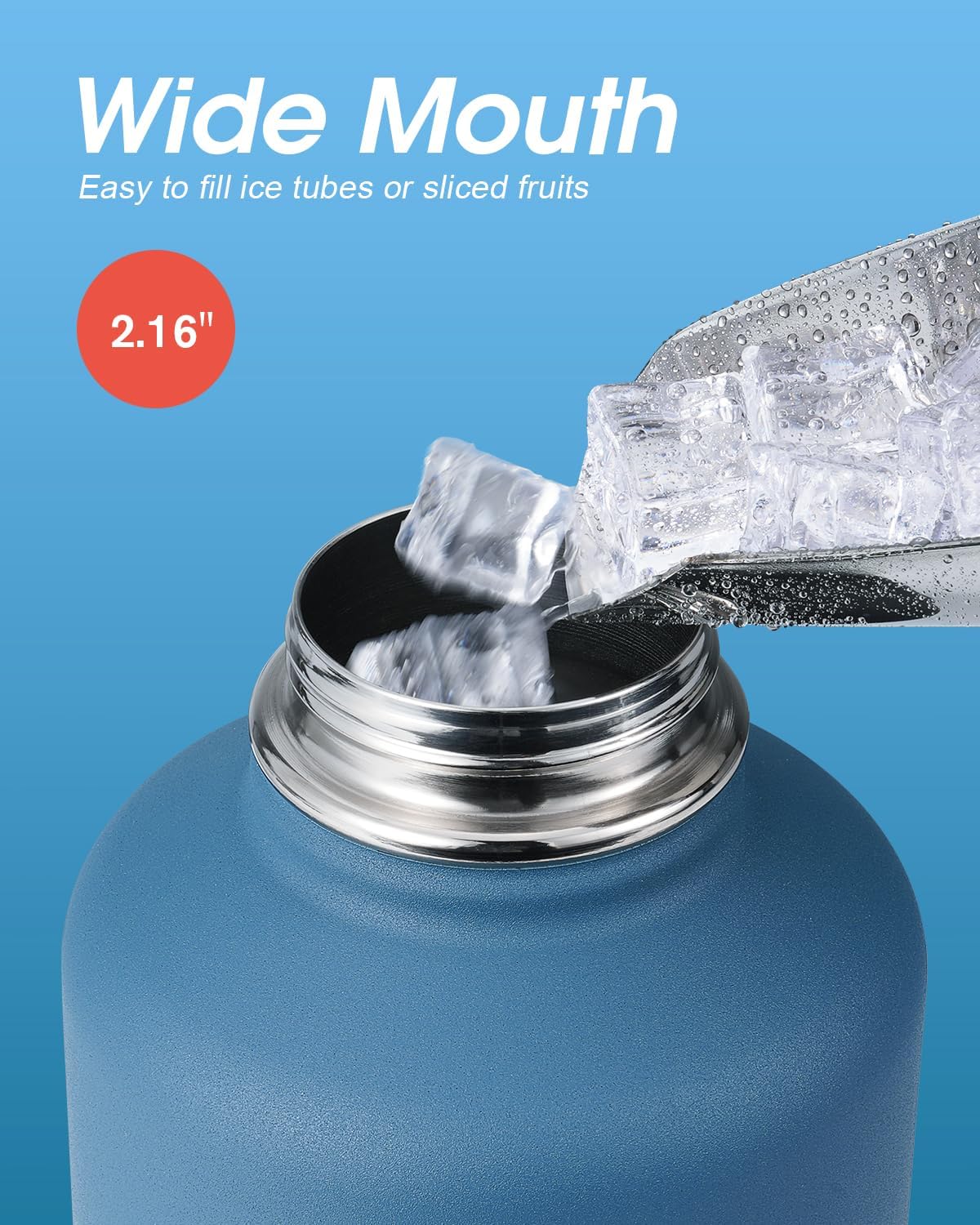 Detalle 2 de Coolflask 64 oz Water Bottle 🥤