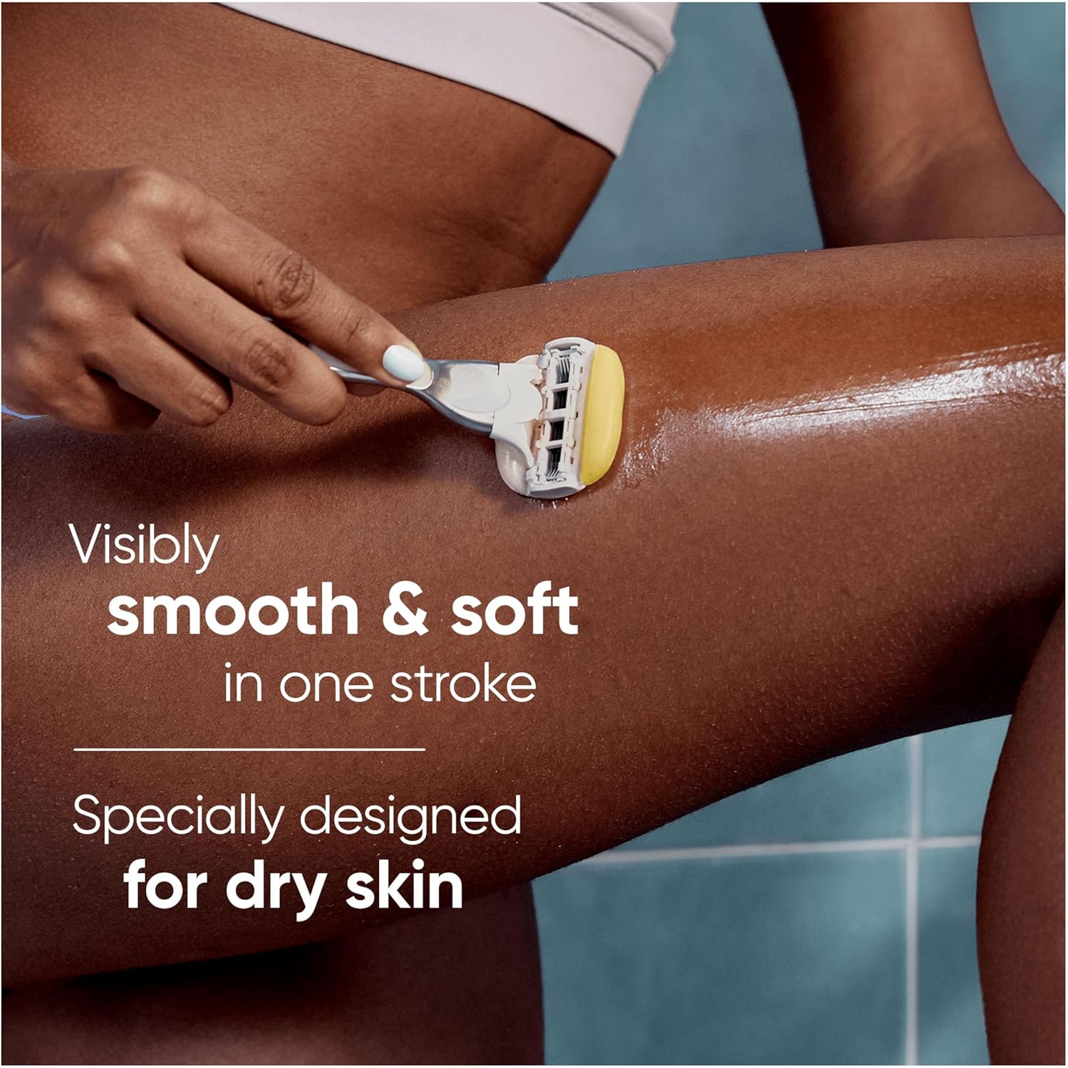 Detalle 2 de Gillette Venus Pro ComfortGlide women’s razor blade refills (Coconut & Olay), pack of 6 replacement cartridges