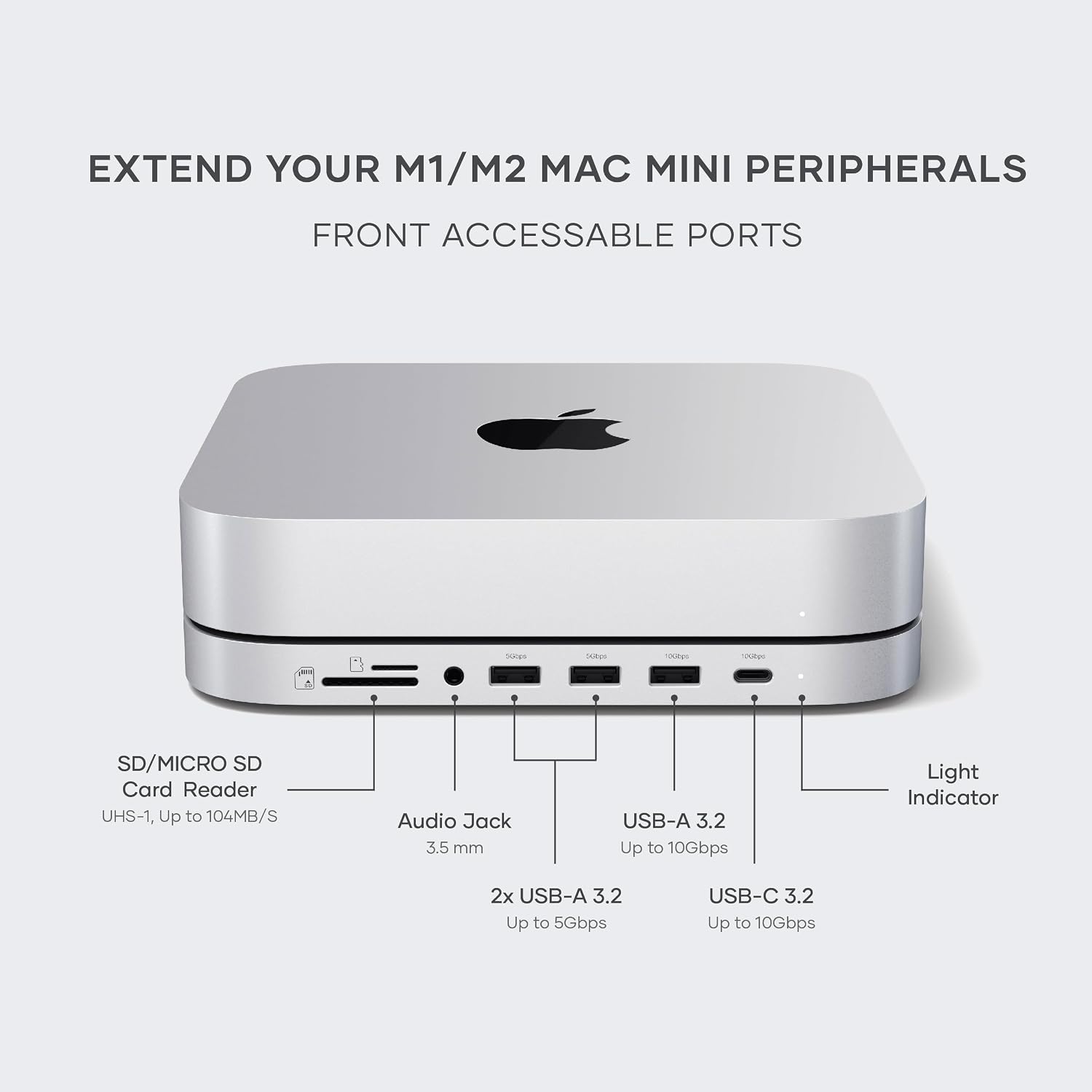 Thumbnail 2 de Satechi Mac mini Hub 10Gbps
