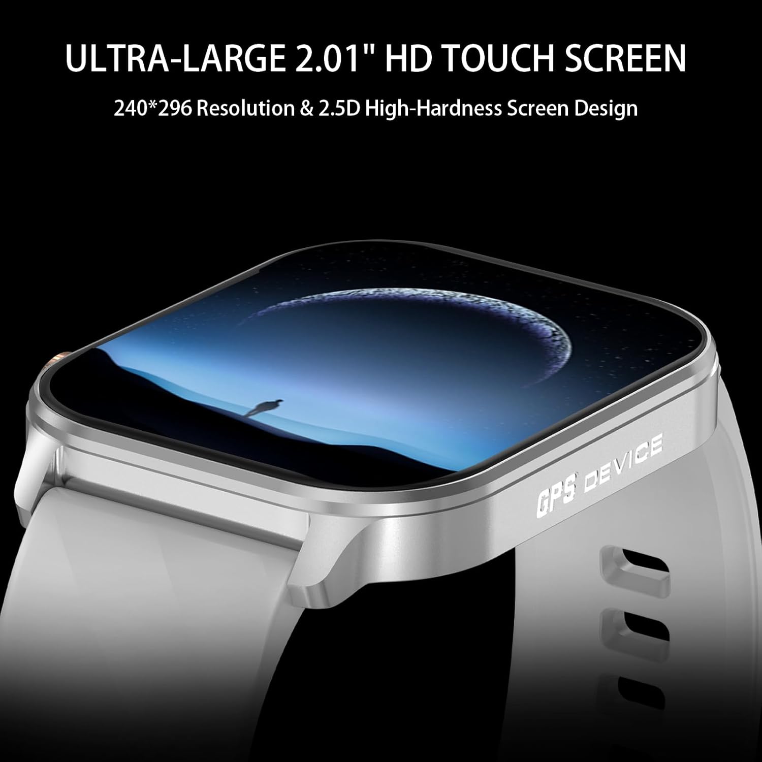 Thumbnail 2 de BingoFit GPS Smart Watch (2.01'' Ultra Large Screen) with Heart Rate, Sleep & SpO2