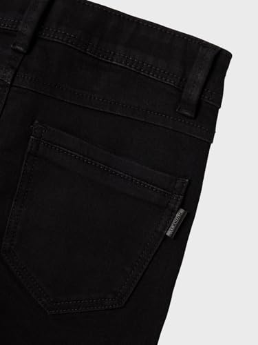 Detalle de NAME IT Jungen Nkmsilas Xslim 2002-tx Noos Slim-fit-Jeans, Schwarz, 104 EU