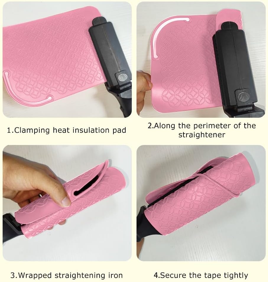 Detalle de Heat Mat for Hair Straighteners: Silicone, Heat-Resistant Surface for Your Styling Tools