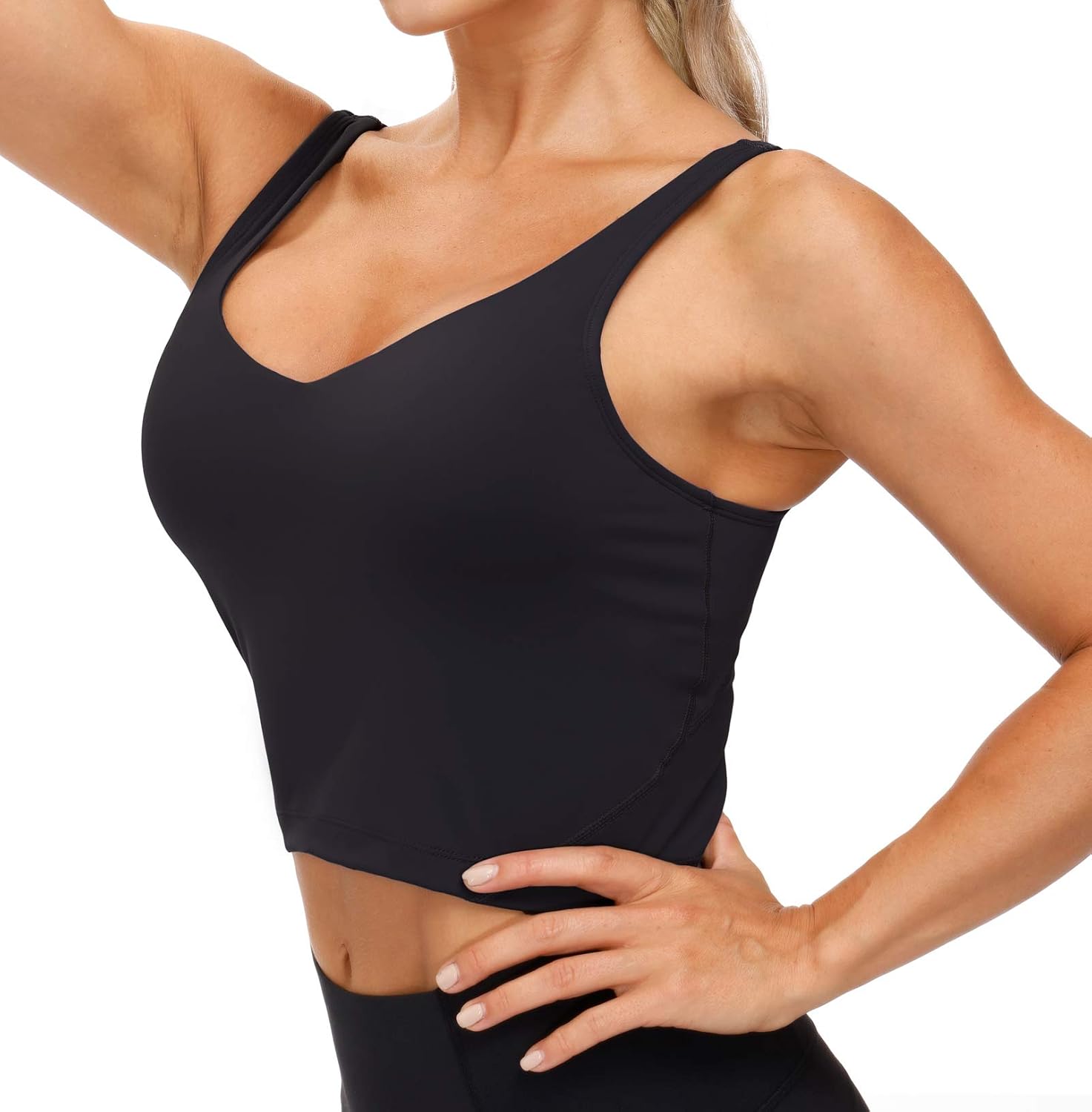 Thumbnail 3 de THE GYM PEOPLE Sports Bra Longline Medium Support