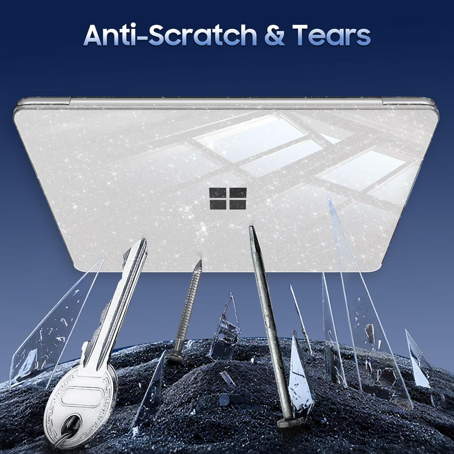 Thumbnail 2 de Fintie Hülle 13 Zoll Surface Laptop 2025 Modell 2095 – Ultradünne, transparente Snap-on Hülle