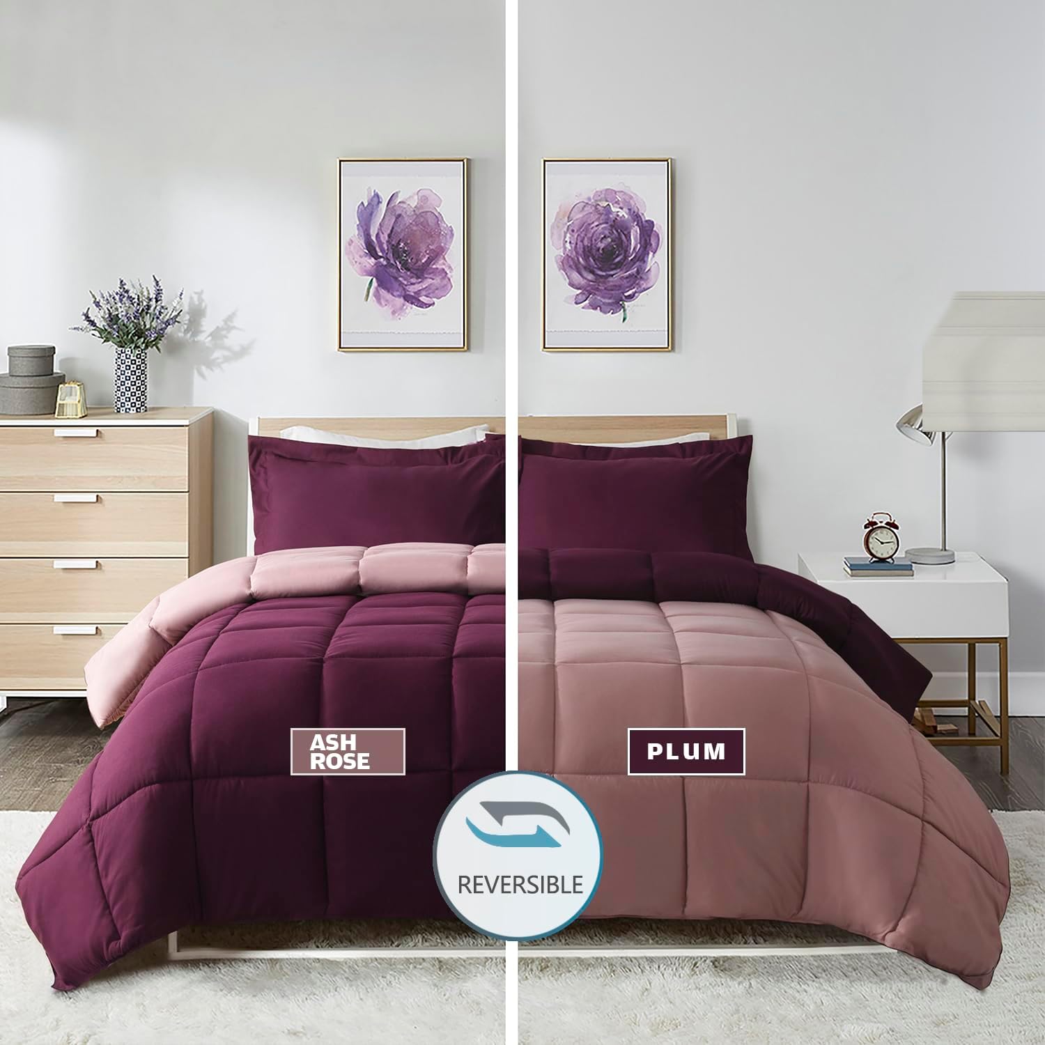 Thumbnail 4 de HIG 3 Pieces Plum Duvet 10.5 Tog