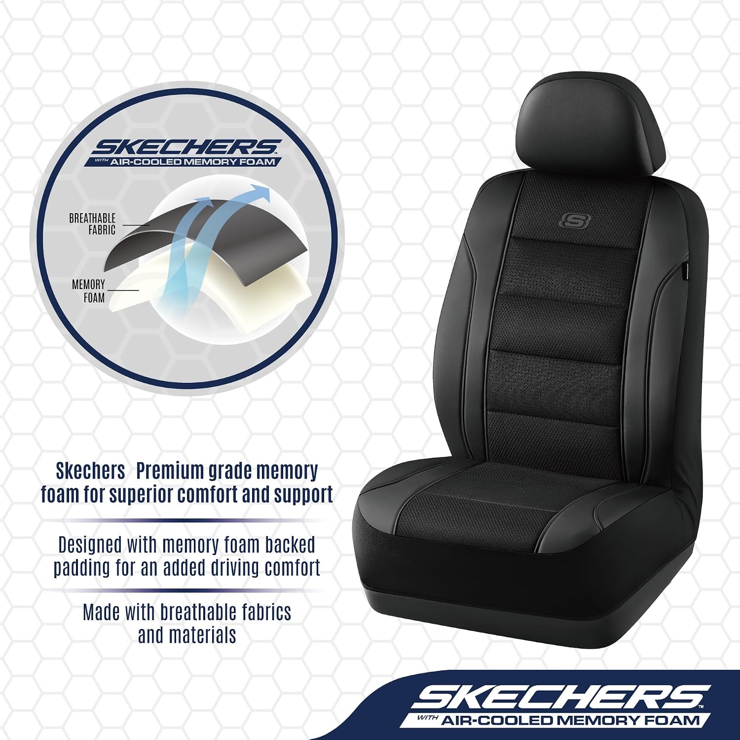 Thumbnail 1 de Skechers Seat Covers Air-Cooled Memory Foam