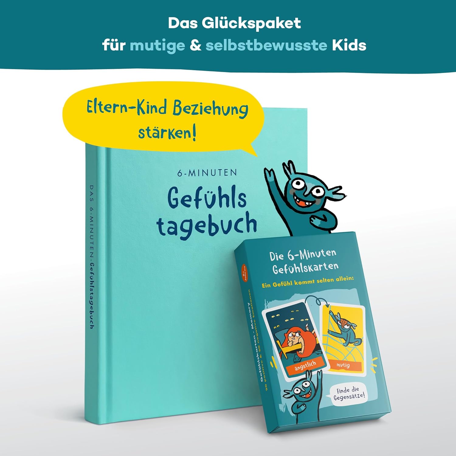 Thumbnail 6 de 6-Minuten Gefühlstagebuch Kinder 6-12 Jahre