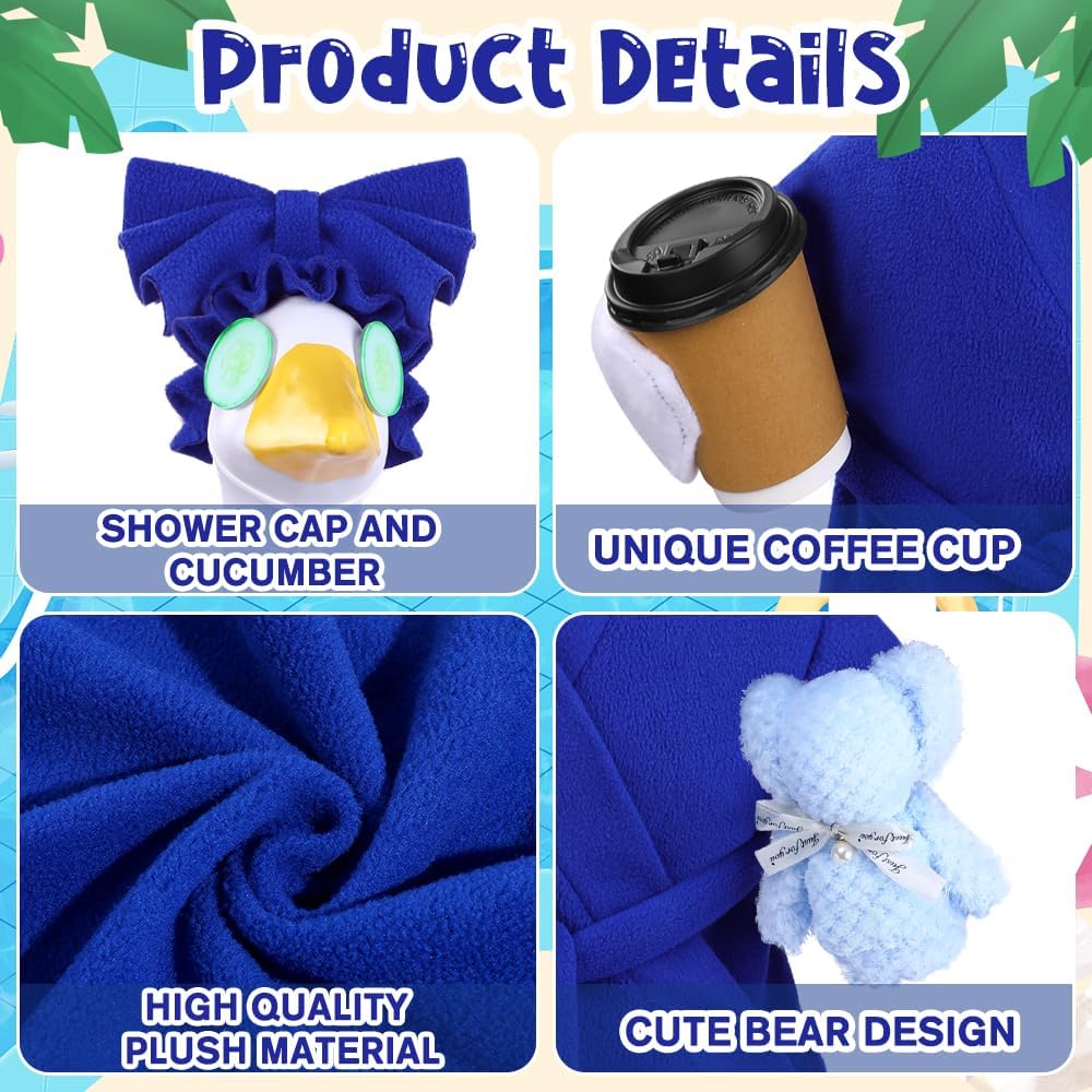 Detalle de Celltestria CELL-US-ST1064M1P1 23-Inch Porch Goose Costume, Blue Bathrobe