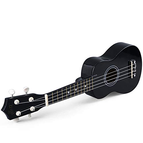 Thumbnail 7 de Winzz Ukelele Soprano Starter Kit para Principiante en Negro – Incluye funda, afinador y más
