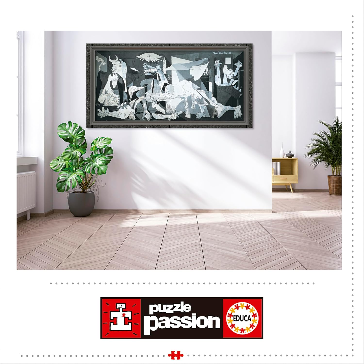 Thumbnail 3 de Puzzle Educa « Guernica » de Pablo Picasso – 3000 pièces panoramique (144 x 68 cm) dès 14 ans, colle incluse