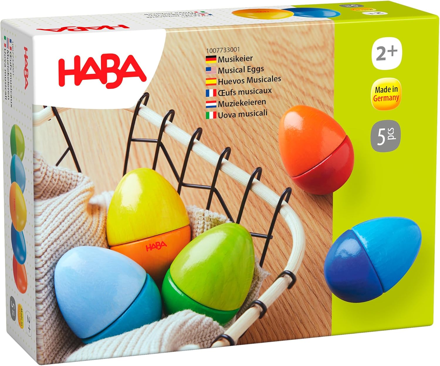 Thumbnail 6 de HABA Musikeier 5er Rasselset 🎶
